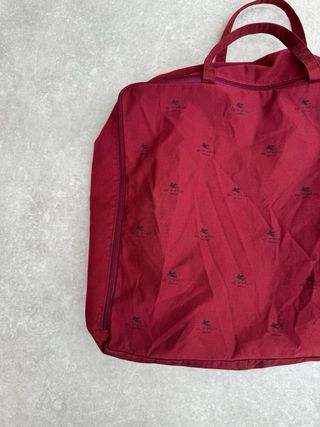 Borsone da viaggio Etro rosso