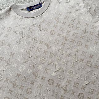 Camisa Louis Vuitton Beige Monogram