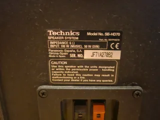 Equipo de Sonido Technics