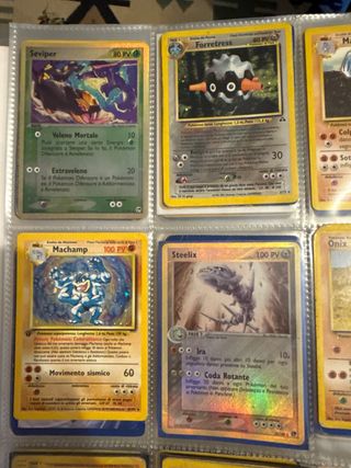 Carte Pokemon Rare - Seviper, Machoke, Onix