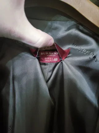 Abrigo de Lana Burberry