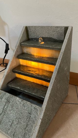 Fontana Zen in Pietra e Vetro