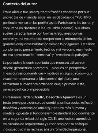 orden oculto , desorden aparente