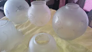 Tulipas de cristal decoradas