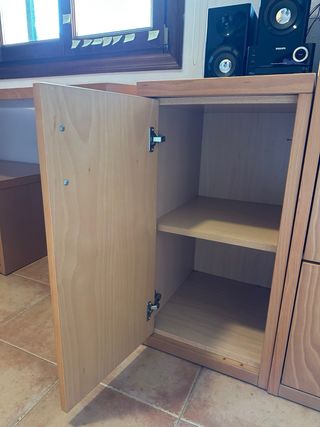 Mueble de escritorio modular madera