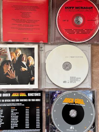 Pack 7 CDs Guns N' Roses,Duff Mckagan ,Aerosmith