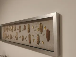Cuadro Decorativo Dorado y Plateado