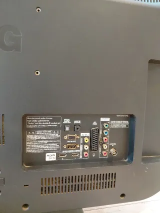 Televisión LG Negra