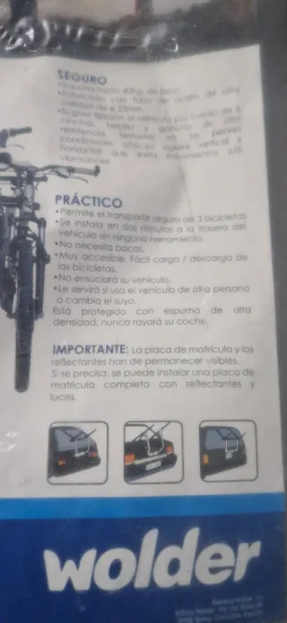 Portabicicletas Trasero Easy