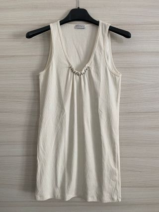 Brunello Cucinelli M Canotta pezzi Argento 925