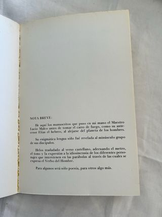 Manuscritos de Lucio Malco - Premio Rosa de Oro 19