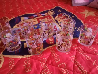 Conjunto vasos motivos vaca