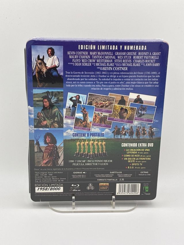 OFERTA! Bailando con lobos Bluray + Extras