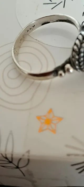 Anello Argento 925 con Granato Rosso