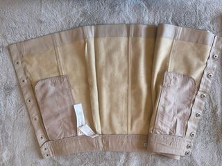 Pack 2 faldas cuero beige y marrón