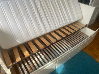 Cama Nido Ikea Blanca con Colchón.