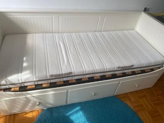 Cama Nido Ikea Blanca con Colchón.