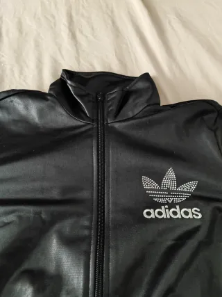 Sudadera Adidas Negra con Brillantes