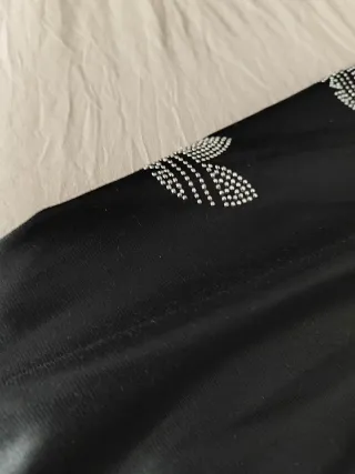 Sudadera Adidas Negra con Brillantes