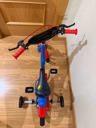 Bicicleta Infantil Spiderman Azul