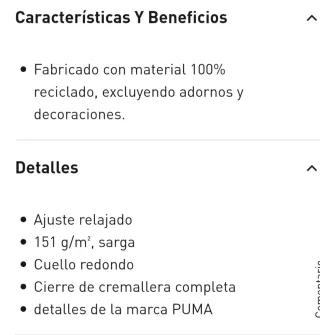 Chaqueta acolchada degradado