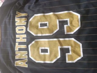 Camiseta Beisbolera 99 Negra y Dorada