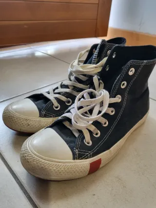 Converse All Star patch nere 37.5