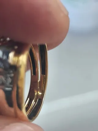 Anillo Oro con  Diamantes