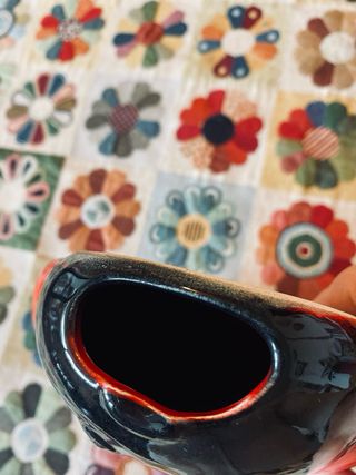 Umidificatore Ceramica Coccinella Rosso