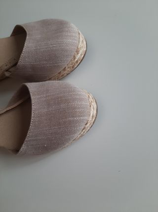 Sandali Tommy Hilfiger beige zeppa