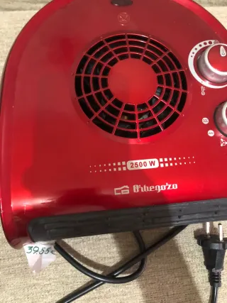 Calefactor 2500W Rojo