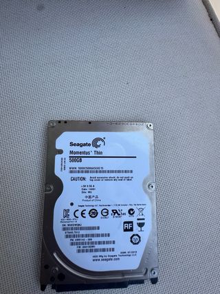 4 Discos Duros 2.5 320GB, 2x 500GB, 1TB