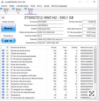2 Discos Duros x 500GB