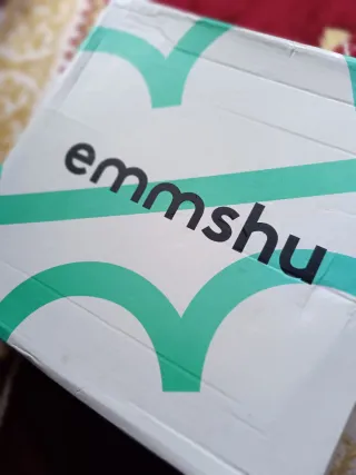 Zapatillas emmmshu verdes y blancas