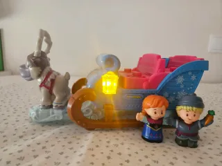 Trineo Frozen Little People, de Fisher Price