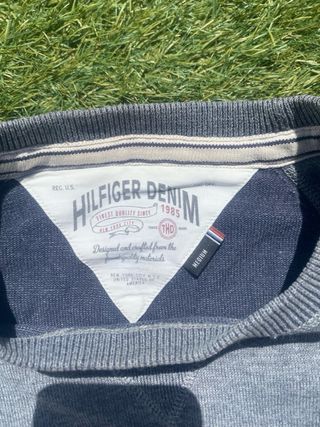 Sudadera Tommy Hilfiger Denim Vintage Gris