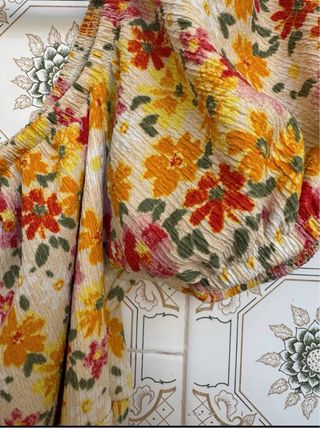 Vestido estampado flores Stradivarius