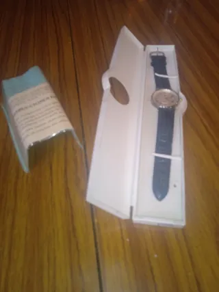 Reloj Plata Ley Caja Original