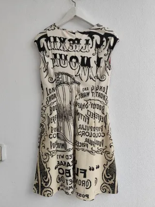 Vestido Culito Talla S Estampado Corsé