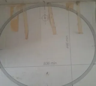 Lavabo de cerámica blanco