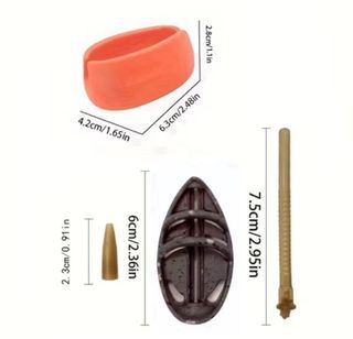 Juego 3 Cebadores Método Feeder Carpfishing