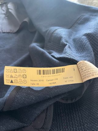 Americana Massimo Dutti Azul Talla 48