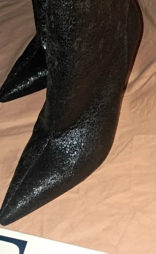 Botines Guess Tacón Alto Cremallera Talla 40