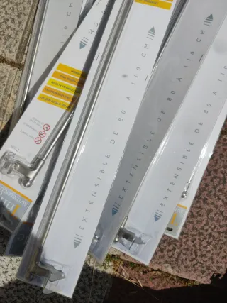 Lote 10 Barras Cortina Extensibles Ringle