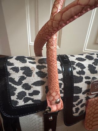 Borsa Catwalk Beige e Nera maculata