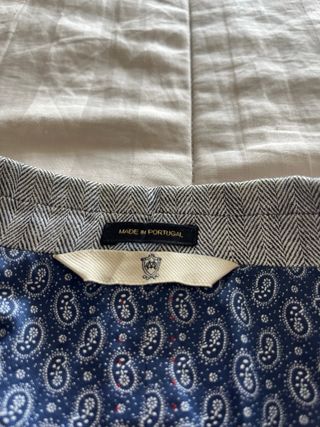 Americana Massimo Dutti Talla 46 gris