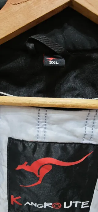 Chaqueta de Moto Negra y Gris