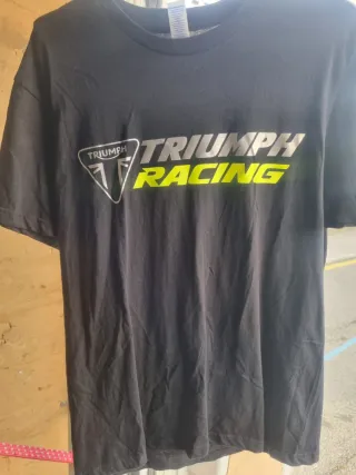 Camiseta Triumph Racing Negra
