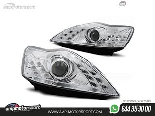 FAROS DELANTEROS LUZ DIURNA LED PARA FORD FOCUS MK2