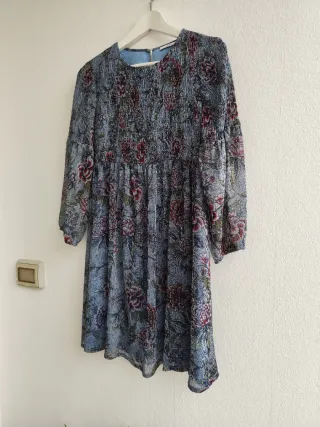 Vestido EDC gasa estampado floral talla 34